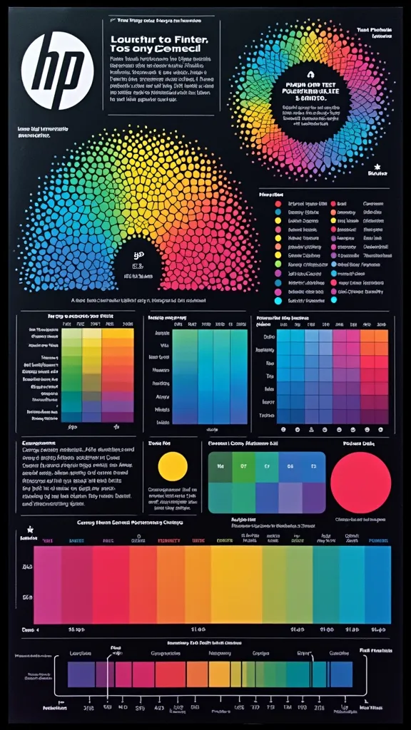 Página de prueba de impresora de color HP